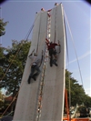 ice climbing at plus degrees